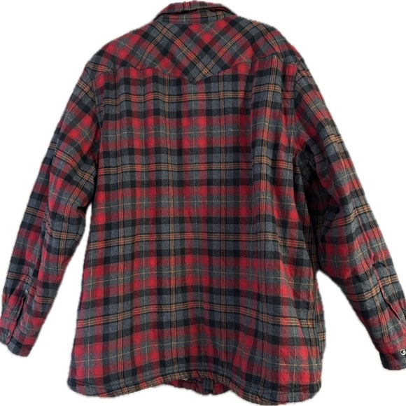 Legendary Whitetails Men’s Tough as a Buck Sherpa Lined Flannel Jacket 3XT - Picture 5 of 10